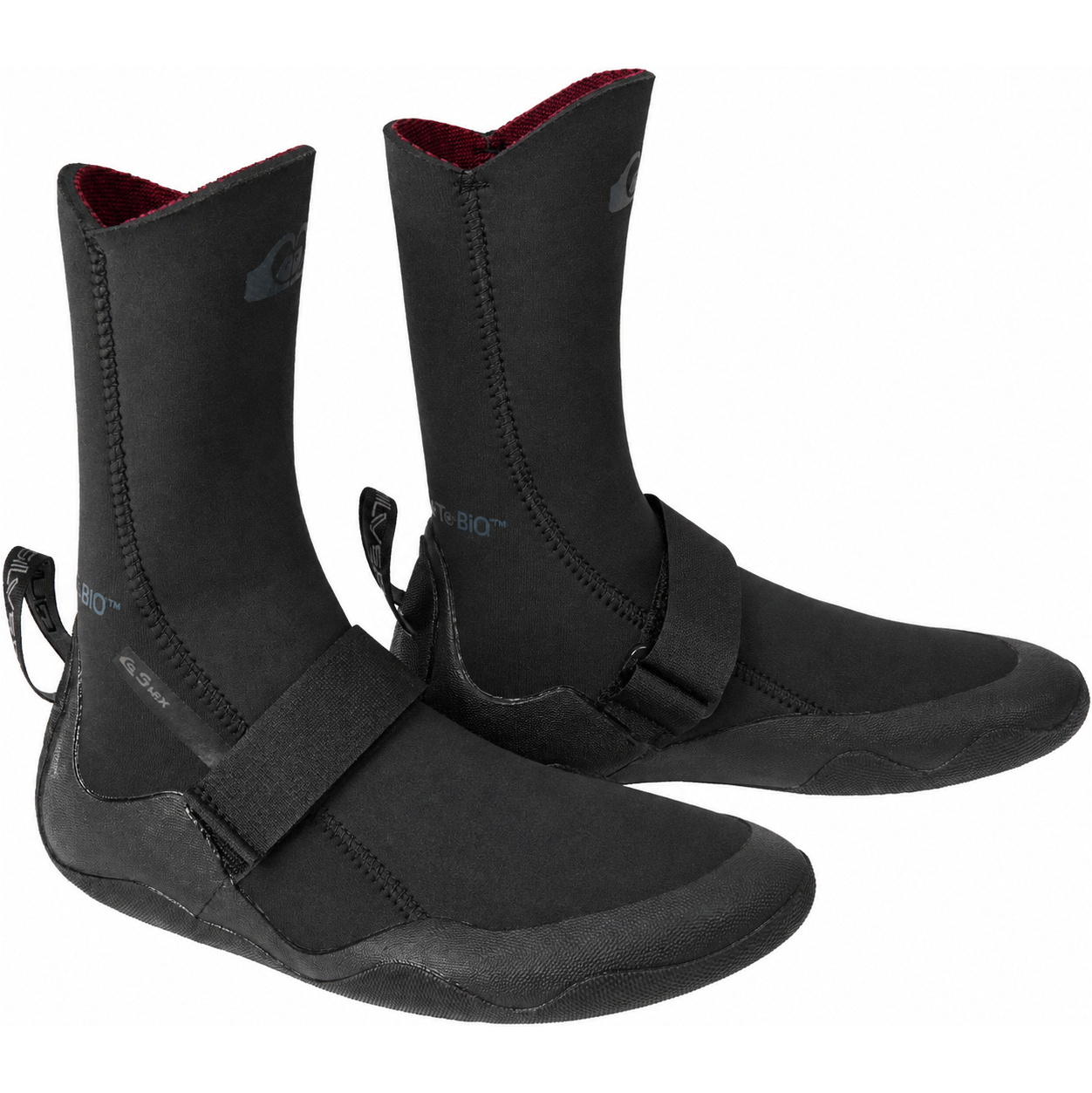 2026 Quiksilver Prologue + 5mm Bottes à Bout Arrondi 25AW193501 - Black